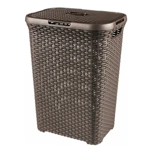 Koš na prádlo Curver Hamper 60 l, hnědý
