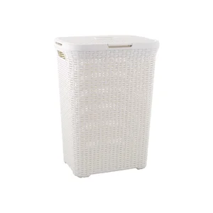 Koš na prádlo Curver Hamper 60 l – světle krémový