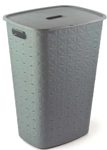 Koš na špinavé prádlo Softex 56 L – zelený