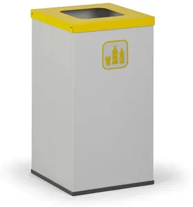 Koš na tříděný odpad 42 l s držákem na pytle a víkem