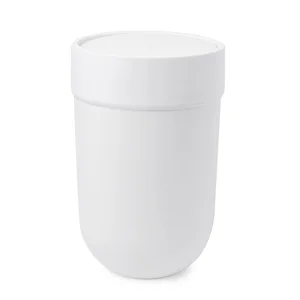 Koš s víkem Umbra Touch – bílý
