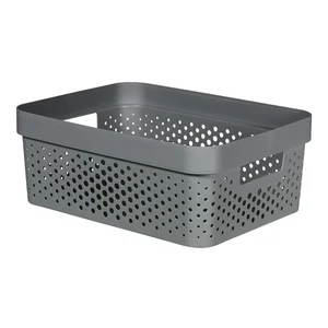 Košík Curver Infinity Dots 11 l šedý