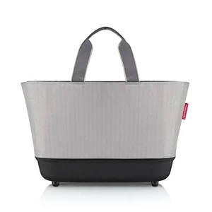 Košík Reisenthel Shoppingbasket Herringbone šedý