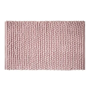 Koupelnová předložka Aspen Bobble Bianca, 50×80 cm, růžová