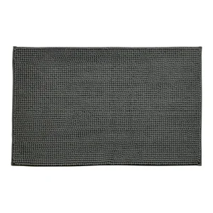 Koupelnová předložka Bobble 50×80 cm, tmavě šedá