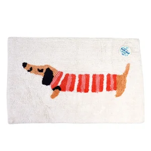 Koupelnová předložka Sausage Dog 83×52,5 cm