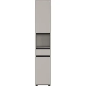 Koupelnová skříňka Lemont 33x181 cm šedá