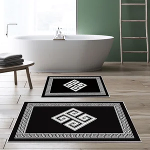 Koupelnové předložky protiskluzové, sada 2 ks (50×60 cm, 60×100 cm)