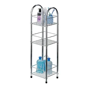 Koupelnový regál 22×81 cm, šedý – Premier Housewares