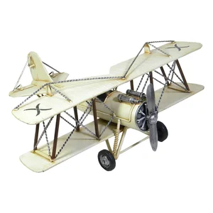 Kovová dekorace Plane Antic Line