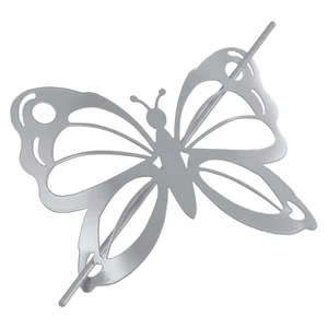 Kovová spona na záclony Farfalina