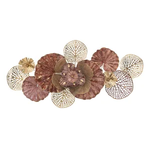Kovová závěsná dekorace Flowery – Mauro Ferretti, 118 × 58 cm