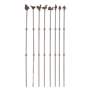 Kovové podpěry pro rostliny – 8 ks, Esschert Design