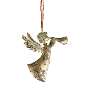 Kovový anděl s trumpetou KLS2005