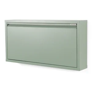 Kovový botník Billy od Spinder Design, zeleno-šedý