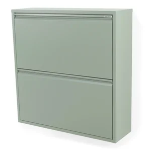 Kovový botník Billy – zeleno-šedý, Spinder Design