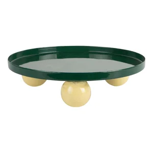 Kovový dekorační tác Ø25 cm Double Funky