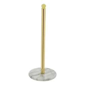 Kovový držák na utěrky – zlatý Ø14 cm