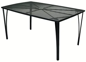 Kovový jídelní stůl ASTOR 150x90 cm