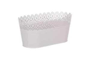 Kovový obal na květiny KK107 GREY