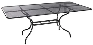 Kovový obdélníkový stůl 160x95 cm do zahrady a interiéru