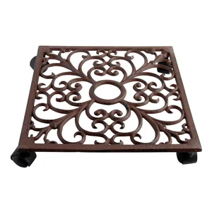 Kovový pojízdný podstavec pro květináč Ø28 cm – Esschert Design
