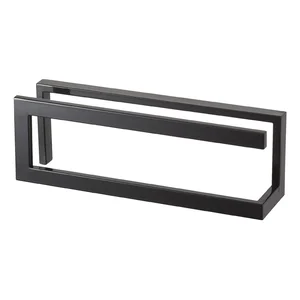 Kovový stojan na přezůvky Line, černý – YAMAZAKI