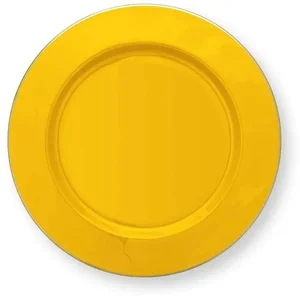 Kovový talíř Pip Chique 32 cm žlutý