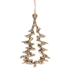 Kovový vánoční stromeček UM0901 GOLD