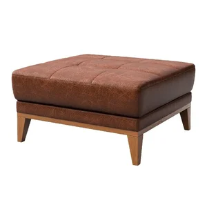 Kožená podnožka MESONICA Musso Tufted