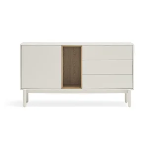 Krémová komoda Corvo 140x76x40 cm