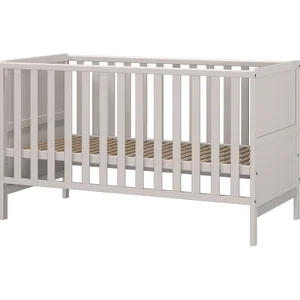 Krémová masivní postýlka Alkmaar 70×140 cm – Germania