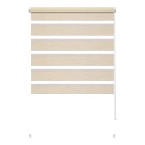 Krémová roleta den a noc Zebra Silvalin 57×150 cm
