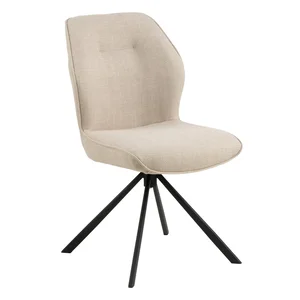 Krémové jídelní židle Aura (set 2 ks) – Actona