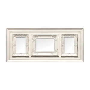 Krémový plastový rámeček 70x31 cm Vintage