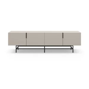 Krémový TV stolek Eldia 200x63,5 cm