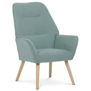 Křeslo ušák Mansueto modrá