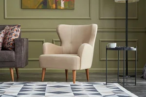 Křeslo WINZEL 1 – krémové