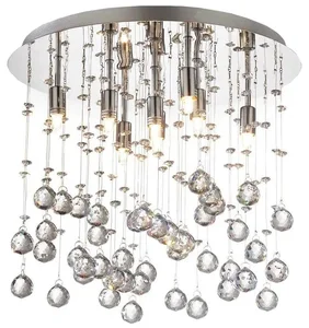 Křišťálové stropní LED svítidlo MOONLIGHT 40 cm