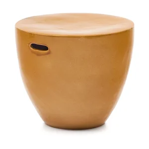 Kruhový keramický zahradní stolek Mesquida 45 cm – Kave Home