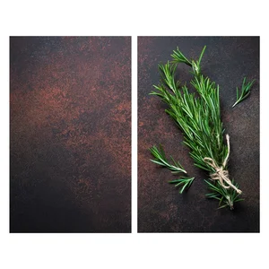 Kryty na sporák z tvrzeného skla, sada 2×52×30 cm Rosemary – Allstar