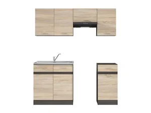 Kuchyň JUNONA 170 cm wenge/dub sonoma