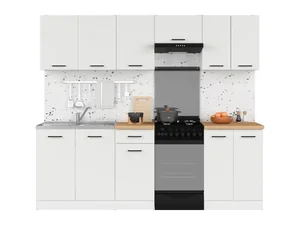 Kuchyň Junona Tafla 230 cm – bílá