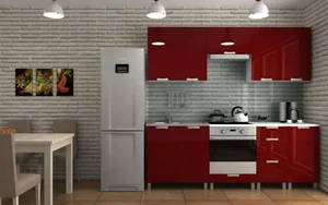 Kuchyňská linka Falco Dalliance 220 – bordo lesk