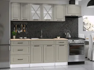 Kuchyňská linka Magda 240/180 – kámen MAT