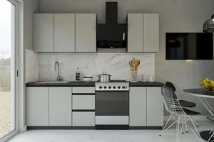 Kuchyňská linka MESINA 180 – chinchila šedá