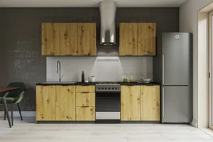 Kuchyňská linka ROMI 200 – dub Artisan