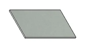Kuchyňská pracovní deska 40 cm – šedý popel (asfalt)
