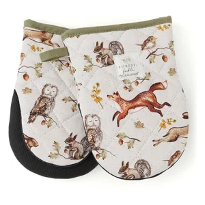 Kuchyňské bavlněné rukavice Forest Fable – sada 2 ks