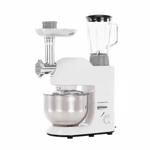 Kuchyňský robot Tempo Kondela Kanté 1800 W, 5 l, lesklá bílá/chrom